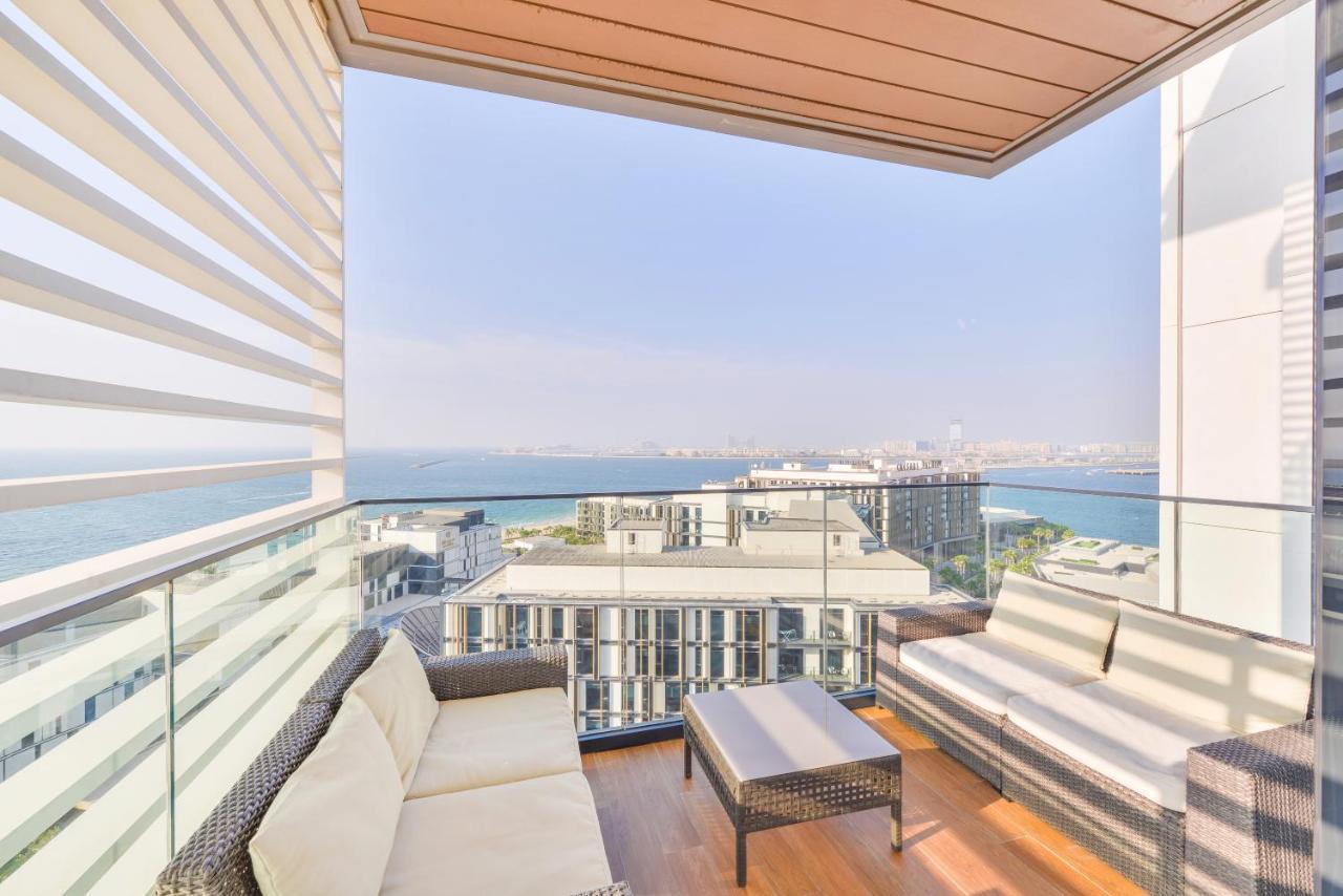 Posh 2 Bedroom Oceanfront Apt In The Heart Of Bluewaters Island دبي المظهر الخارجي الصورة